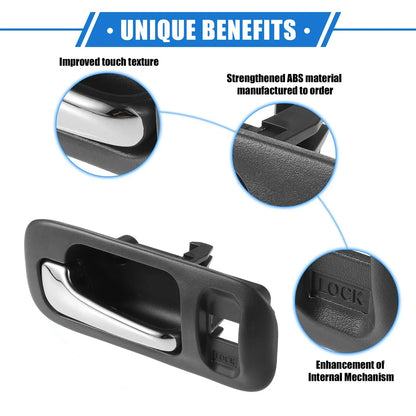 Interior Door Handle for Honda CR-V, Odyssey, Gray (1997-2001)