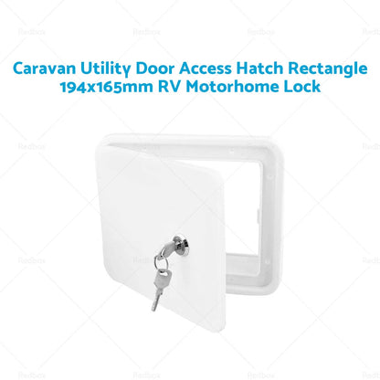 Utility Door Access Hatch 194x165mm for Caravan RV Motorhome