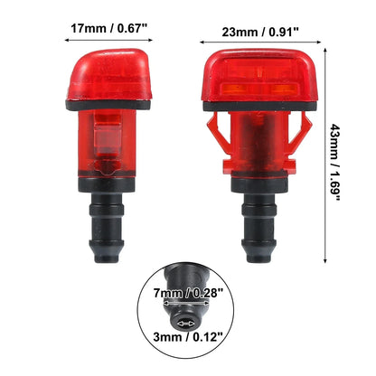 Rear Windshield Washer Nozzles for Honda Pilot (2009-2015) 2 x Spray Jets