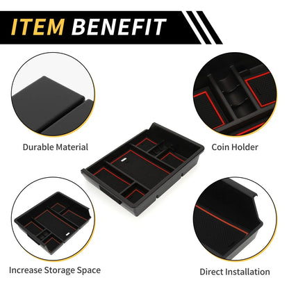 Center Console Organizer Insert Tray for Chevy Silverado & GMC Sierra (2014-2023)