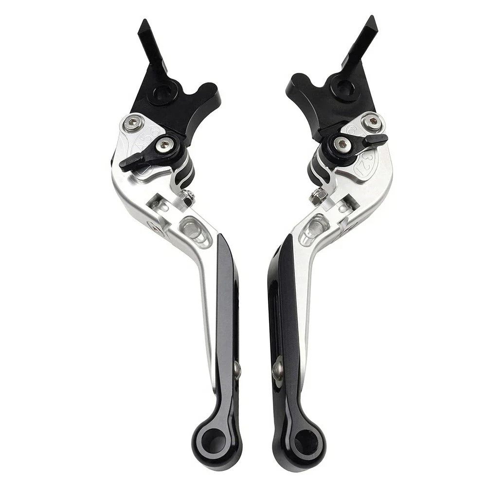 Silver CNC Folding Extendable Brake Clutch Levers for BMW S1000XR (2015-2021)