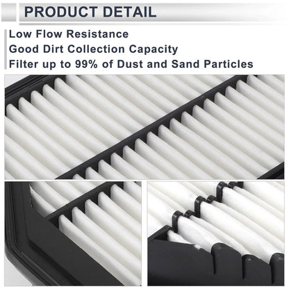 Engine Cabin Air Filter Combo Set for Hyundai Elantra (2014-2016)