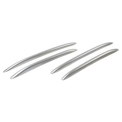 Silver Front Bumper Splitter Fins Spoiler Canards for Benz C-Class (2022-2023)