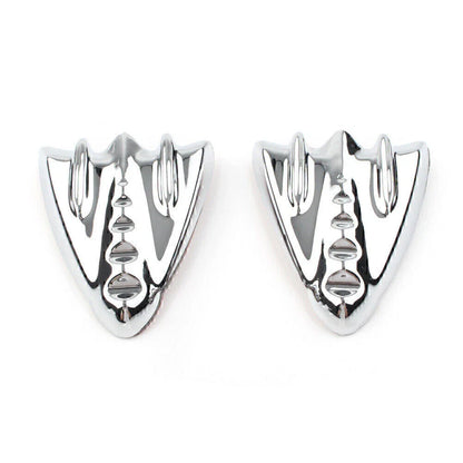 Chrome Inner Fairing Mirror Block Off Covers for Harley Street Glide (06-13)