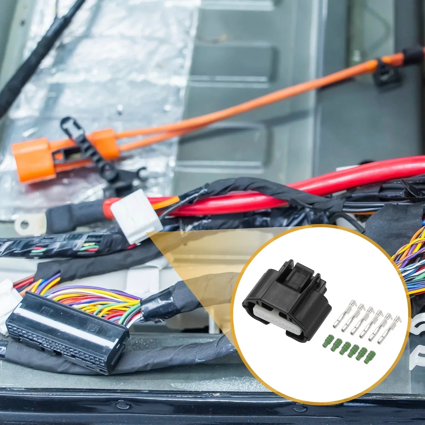 6 Pin Parking Assist Sensor Connector Plug for Hyundai EQUUS (2011-2016)