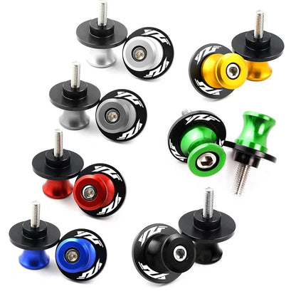 CNC Black Swingarm Spools Slider Stand Screws M6 for Yamaha YZF R1 R3 R6
