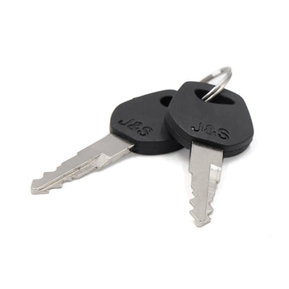 Stainless Steel Motorcycle Steering Lock w/ Keys for Honda CG125 (2000-2023)