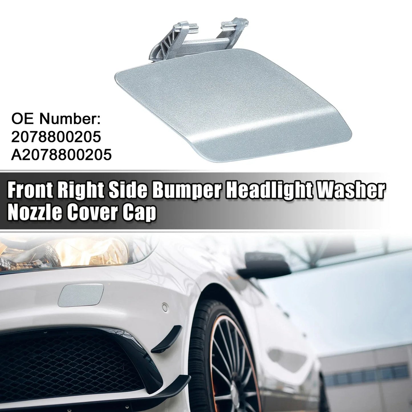 Front Right Bumper Washer Nozzle Cap for Mercedes-Benz E550 (2007-2009)