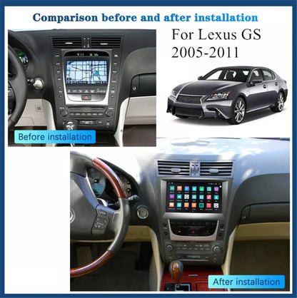 9'' Car Stereo Radio GPS 4GB + 64GB for Lexus GS450 GS460 (2005-2011)