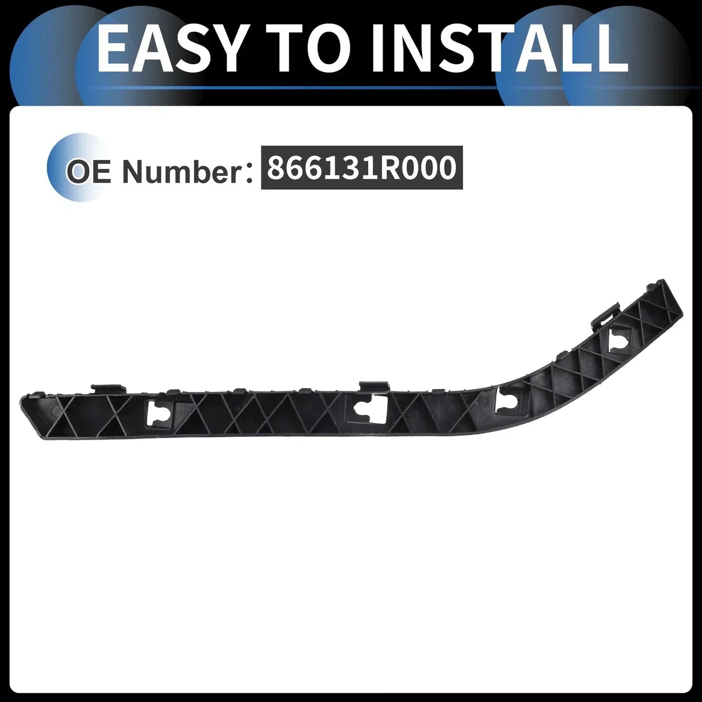 Left Rear Bumper Retainer Bracket for Hyundai Accent (2012-2017)