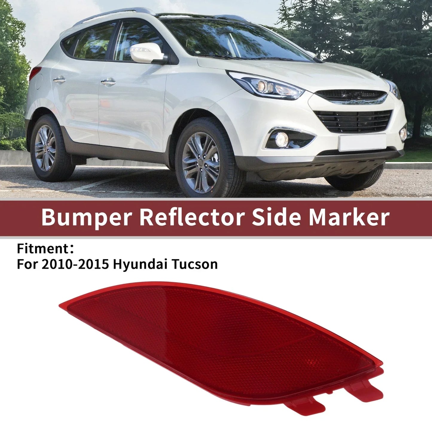 Rear Right Bumper Reflector for Hyundai Tucson (2010-2015)