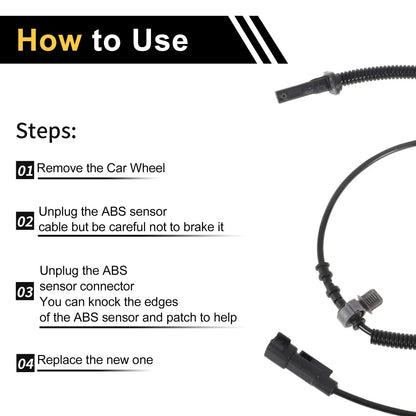 ABS Wheel Speed Sensor for Chevrolet Blazer Front Left (2000-2005)