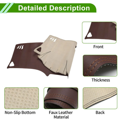 Dashboard Cover Mat for Chevrolet Equinox 2018-2019 Brown