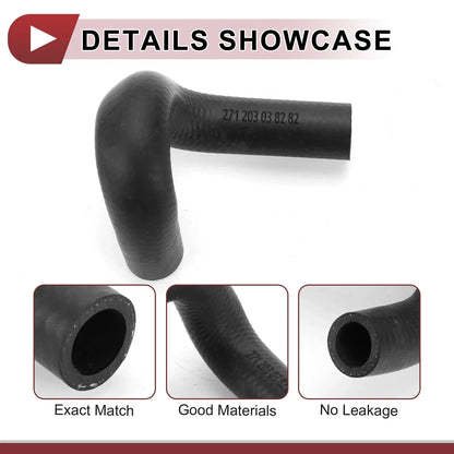 Heater Hose for Mercedes Benz C250 SLK250 2012-2015 2 x Rubber