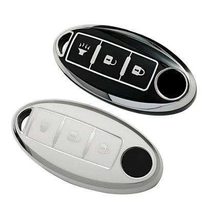 3 Button Key Cover Housing for Nissan Qashqai Leaf Tiida (2006-2023)