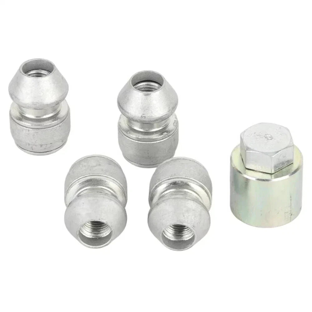 4 x Locking Wheel Nuts & Key for Land Rover Range Rover Freelander 2 (2006-2014)