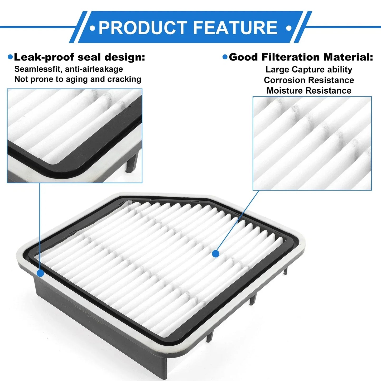 Car Engine Air Filter for Lexus IS250 A/T (2006-2013) - 1 x Quality Filter
