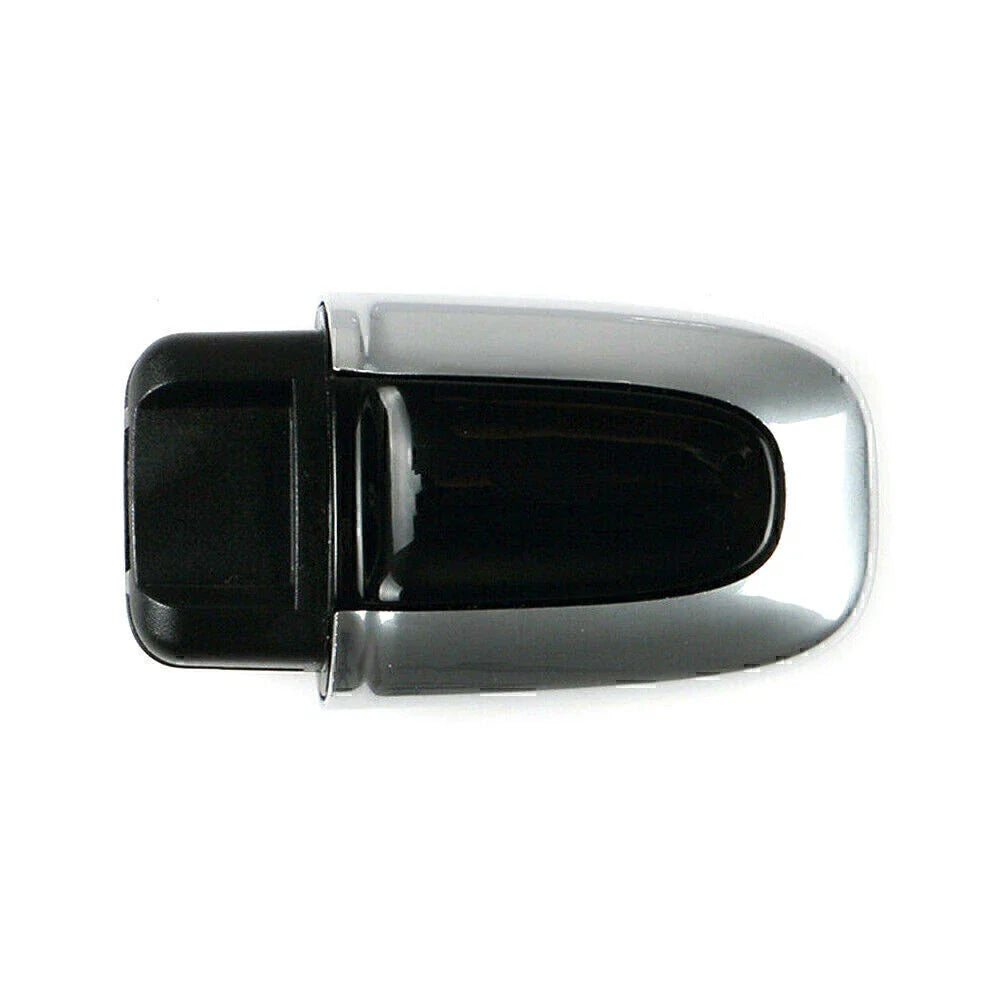 Silver ABS One Button Start Key Cover Case for Macan (2015-2023)
