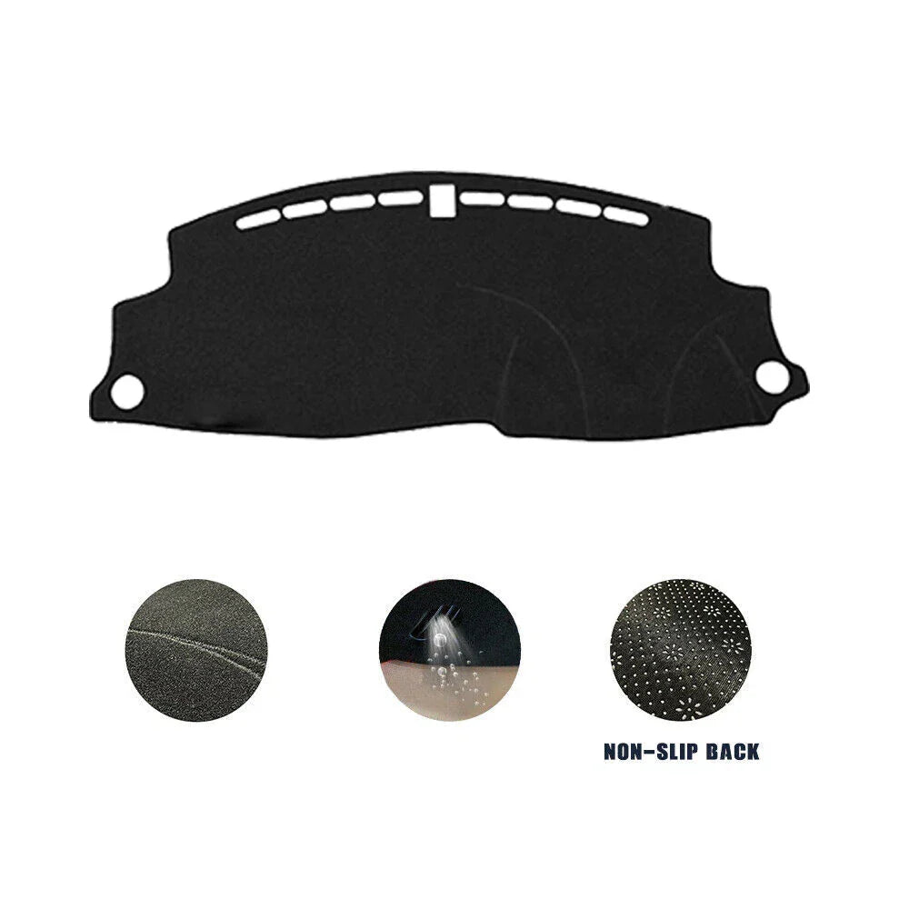 Non-Slip Dash Mat for Honda HR-V 2015-2021 SUV Dashboard Cover Black