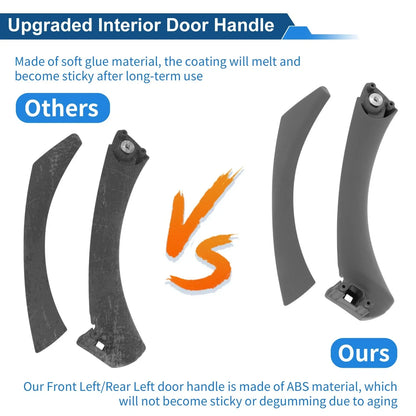 Inner Door Panel Handle for BMW 3 Series E90 E91 (2004-2012) Gray