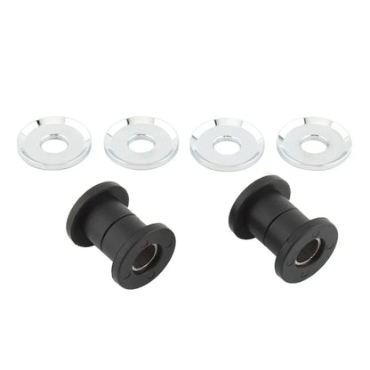 Black Silver Handlebar Riser Bushings for Harley Softail 114 (2018-2023)