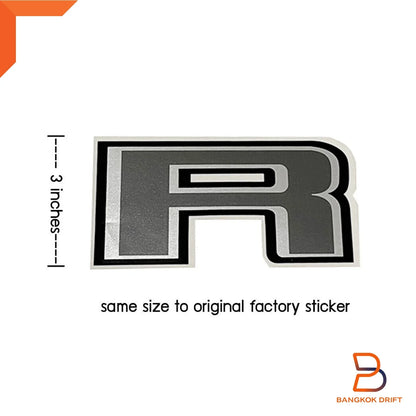 Rear Tailgate Insert Letters Decal Sticker for Ford Ranger PX3 (2018-2021)