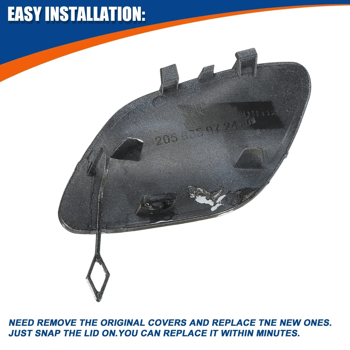 Bumper Tow Hook Cover for Mercedes-Benz C-Class (2015-2023)