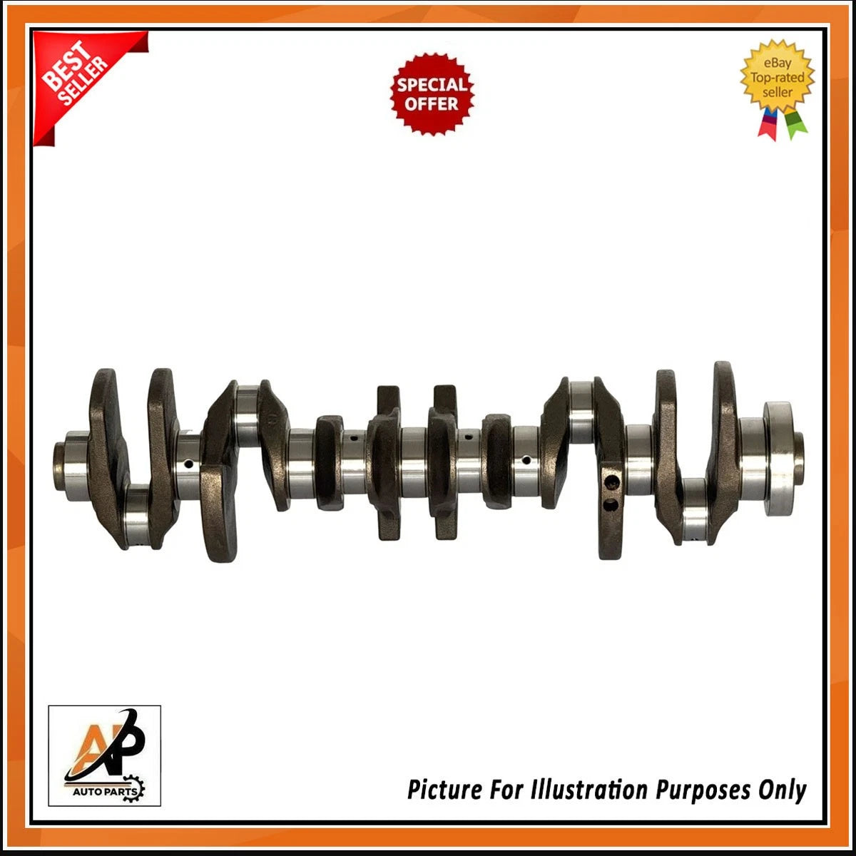 Crankshaft OEM Replacement for BMW 3 Series 5 Series 7 Series X3 X5 (2008–2018)
