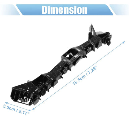 Front Bumper Bracket for Honda Fit (2015) - Plastic Black, 2 x Brackets
