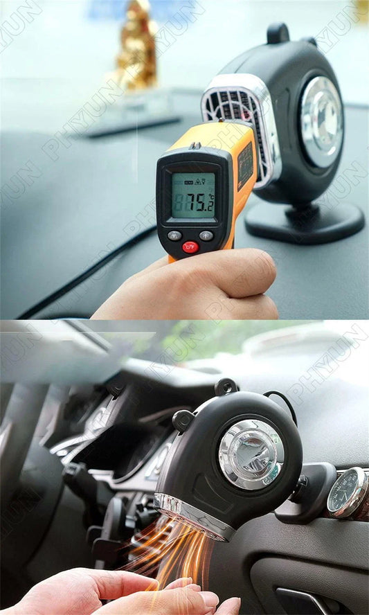 12V 150W Portable Car Heater Warmer Fan Demister Universal Plug & Play