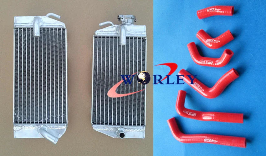 Aluminum Radiator & Hose for Honda CRF450R CRF450 (2002-2004)