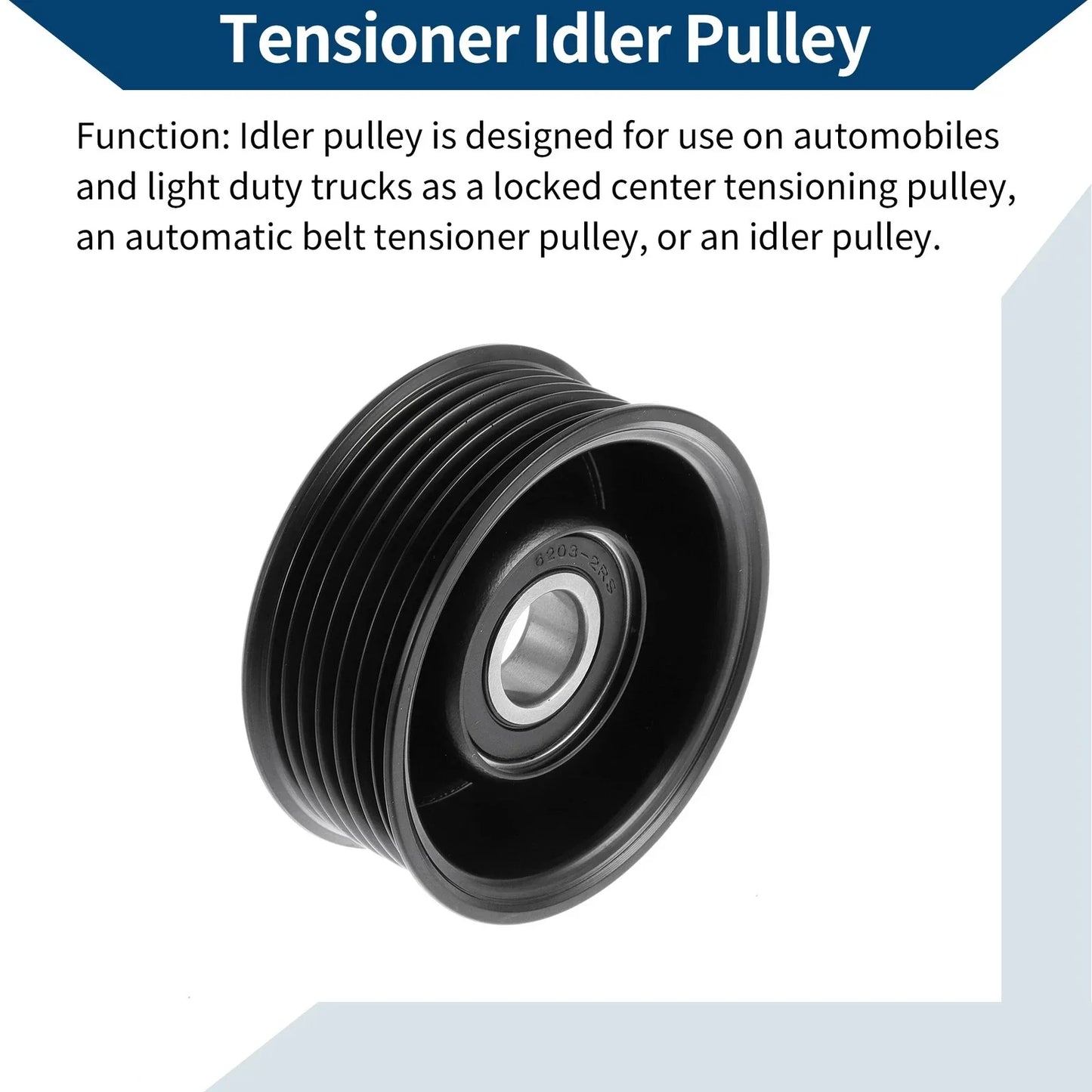 Drive Belt Idler Pulley for Honda Civic (2002-2011) 1 x Pulley