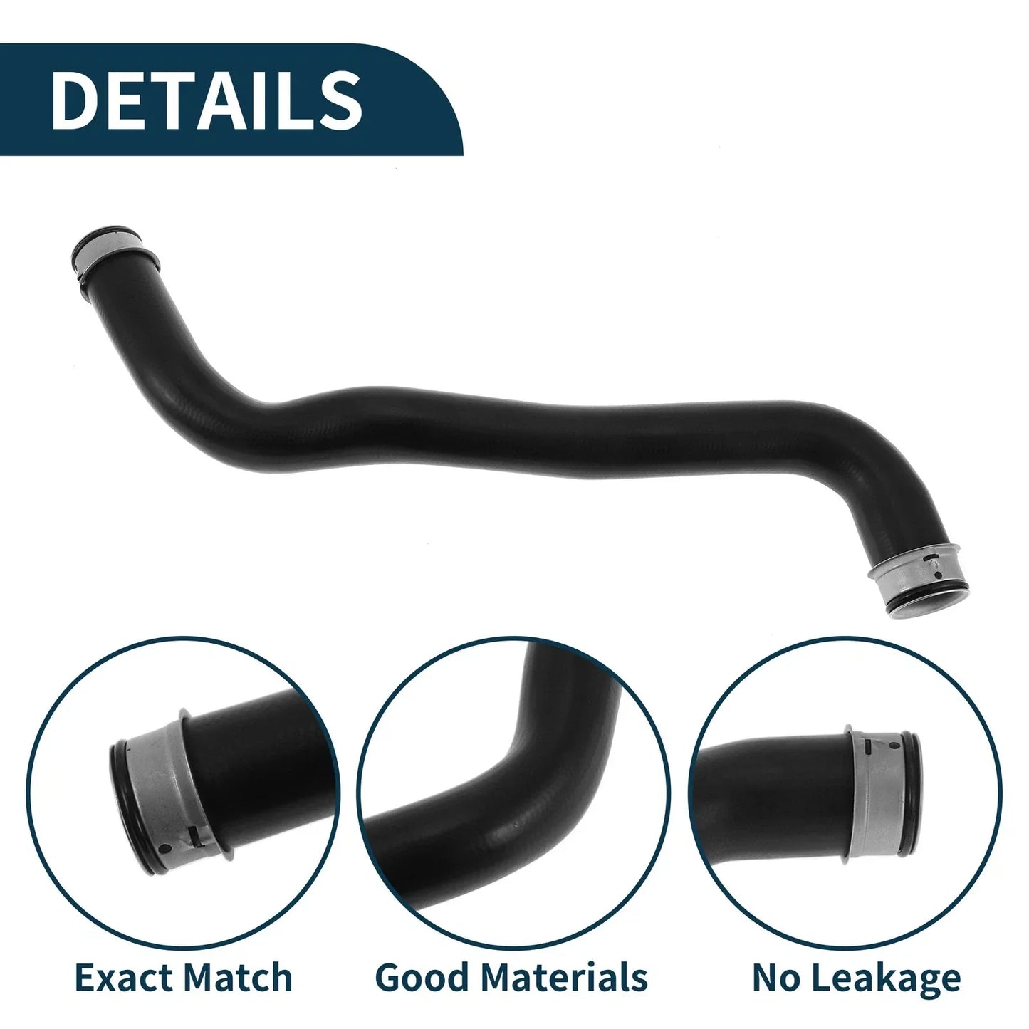 Radiator Hose for Mercedes-Benz E-Class E280 E320 (2005-2008) Rubber