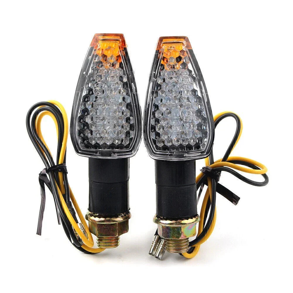 Amber Turn Signal Indicator Blinker Lamp for Universal 12V Motorcycle
