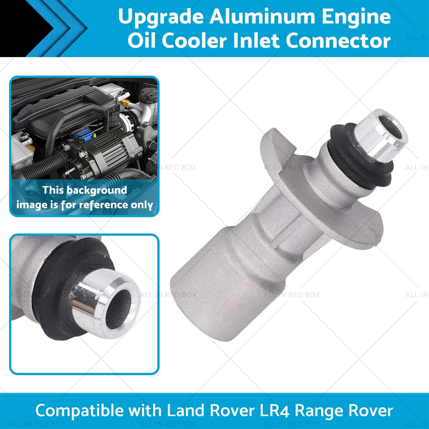 Aluminum Engine Oil Cooler Pipe for Land Rover Range Rover Sport (2010-2013)