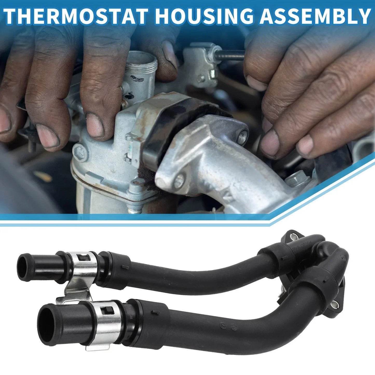 Engine Coolant Thermostat Housing for Mercedes Benz Smart Fortwo (2008-2015)