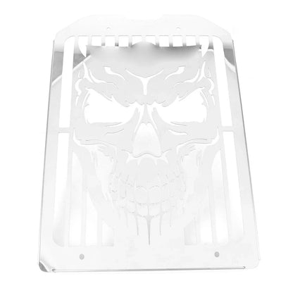 Skull Polished Radiator Grille for Kawasaki Vulcan VN1500 VN1600 (1996-2008)