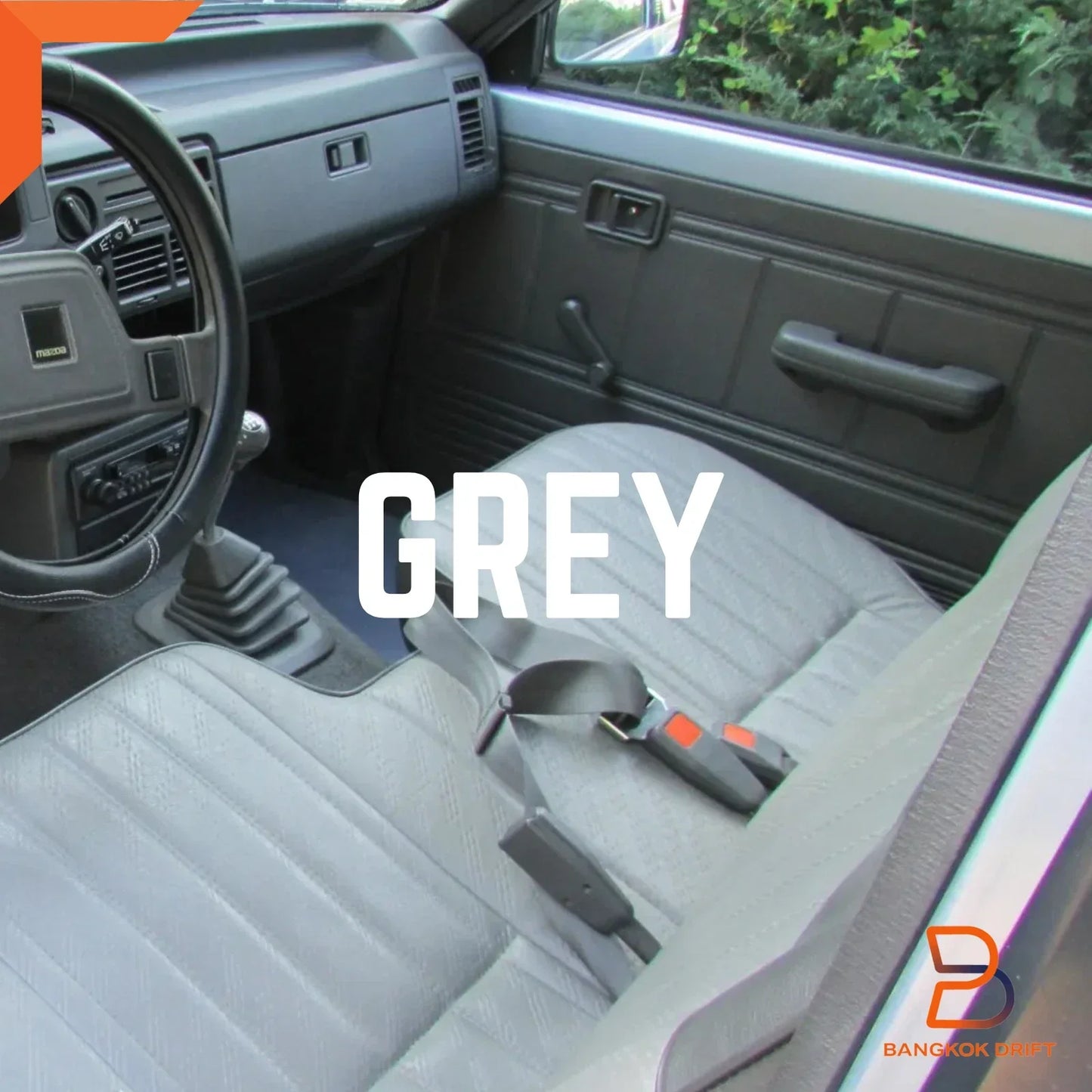 Grey Interior Door Panels for Mazda B-Series Bravo B2000 B2200 B2600 (85-98)