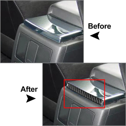 Black Rear Armrest Box Cover Trim for Volkswagen Passat B5 (2001-2005)