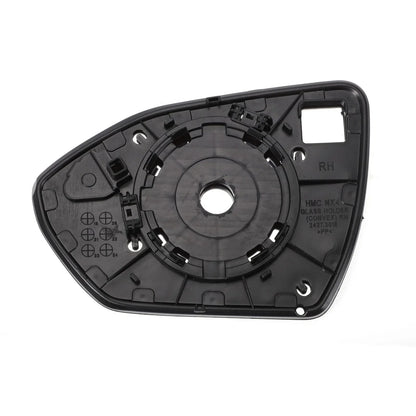 Right Side White Glass Mirror with Back Non-Heated for Hyundai Tucson (2022-2024)