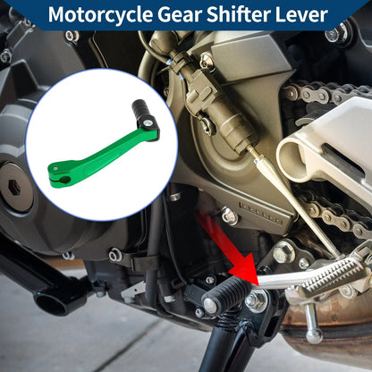 Folding Motorcycle Gear Shifter Lever for Honda CRF150F (2003-2017) Green Black