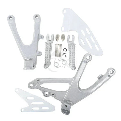 Front Rider Footrests Footpeg Bracket Set for YAMAHA YZF R1 (2007-2008)