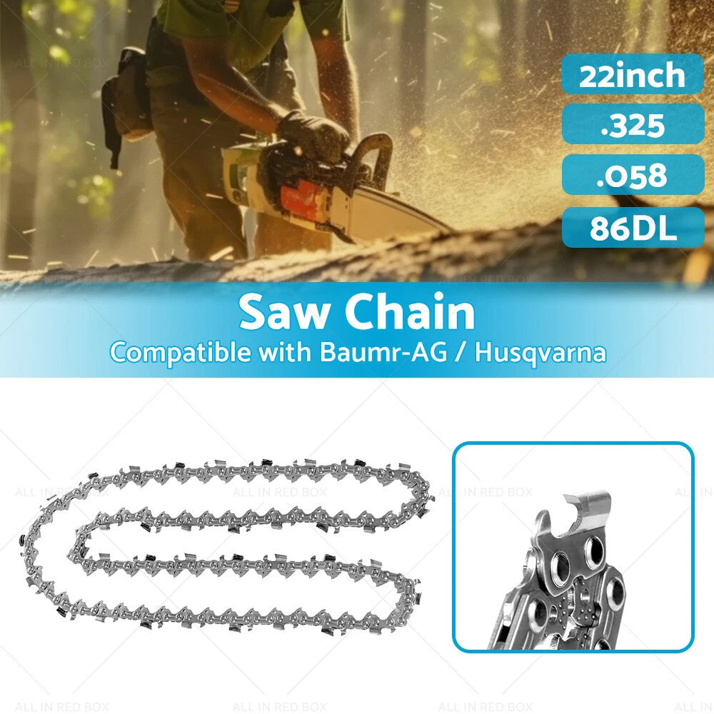 Tungsten Carbide Chainsaw Chain .325 .058 86DL for Baumr-AG Husqvarna