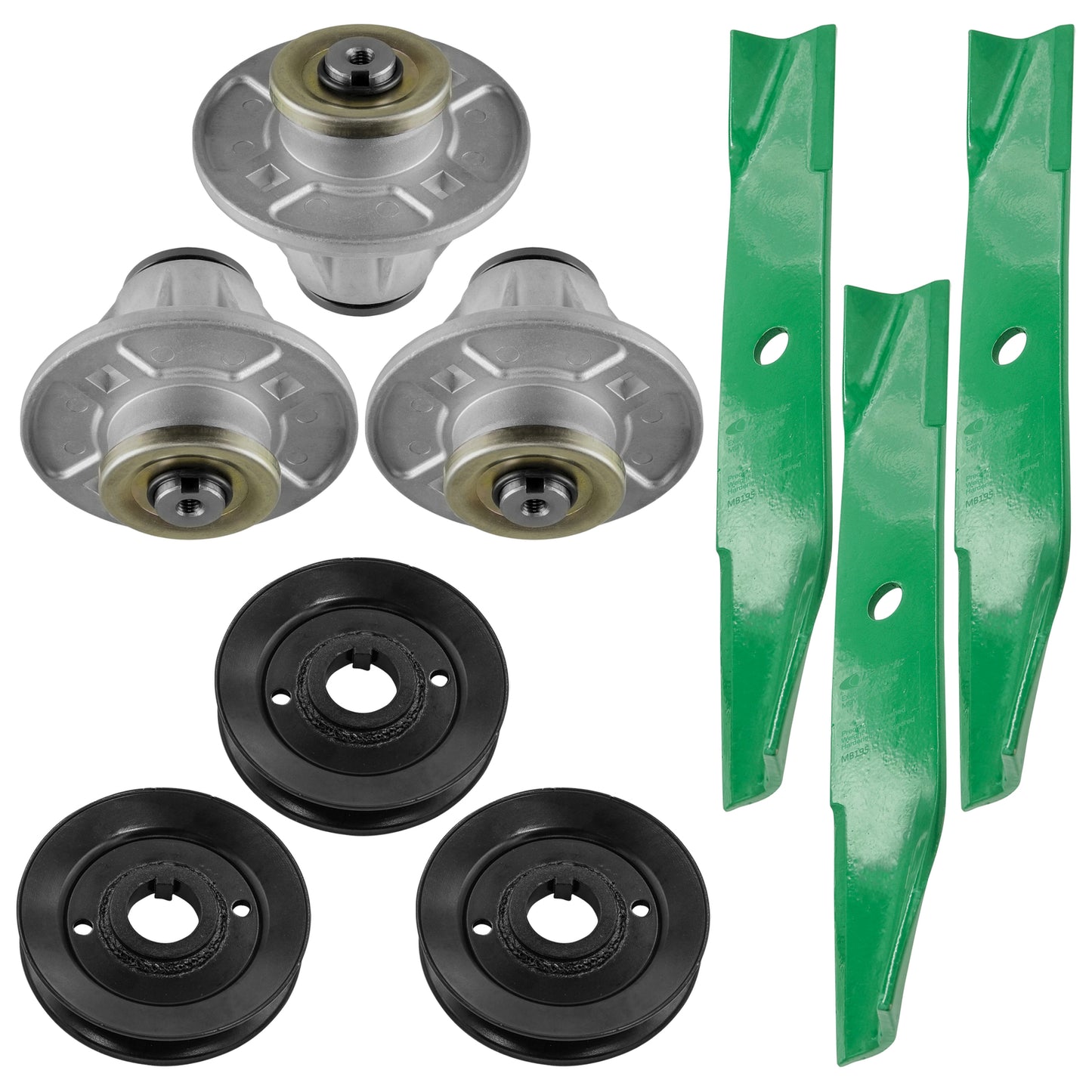 40 Inch Deck Spindle Replacement with Pulley and Blade for Ariens (2001–2018)