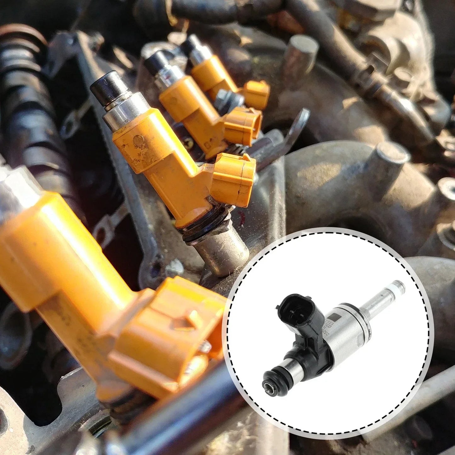 Fuel Injector for Lexus NX200t 2.0L (2015-2017) - 1 x Black Injector