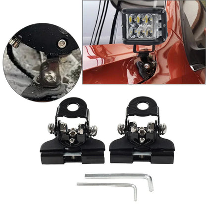 Universal Pillar Hood Work Light Bar Mount Clamp for Off-Road Vehicles