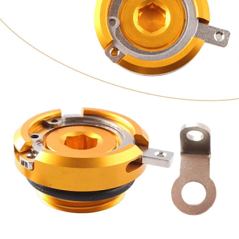 Oil Filler Cap Set for BMW S1000RR (2009-2013) Gold Motorcycle