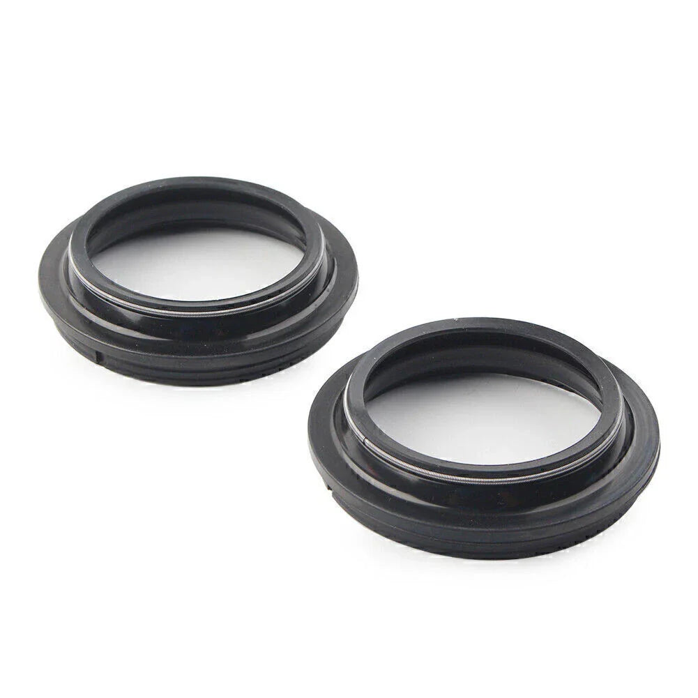 Black Dust Seals for Motorcycle Front Fork Damper Shock Absorber 41X53MM