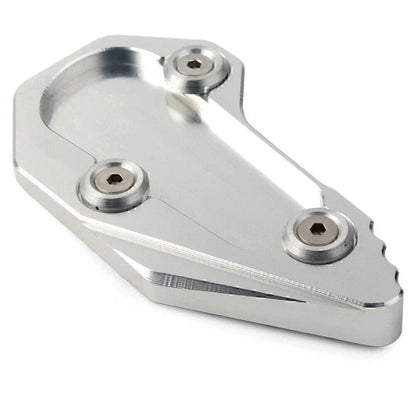 Silver Kickstand Side Stand Pad for BMW R1200R R1200RS LC (2015-2016)