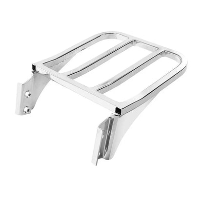 Chrome Detachable Rear Backrest Luggage Rack for Harley Softail Fatboy Dyna